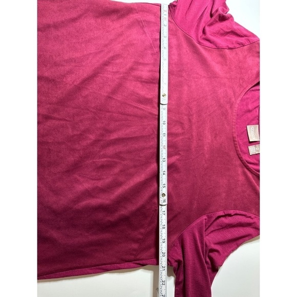 Chicos Lace Trim Long Sleeve Tunic Top - Picture 11 of 11